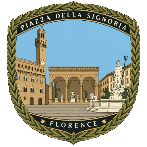 Piazza della Signoria travel stamp