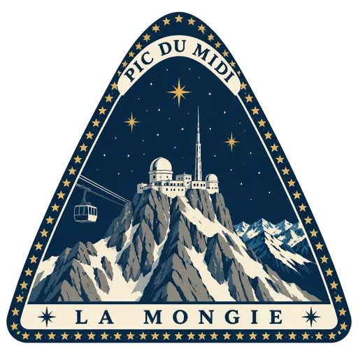 Pic du Midi travel stamp