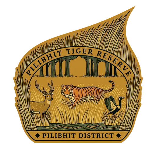 Pilibhit Tiger Reserve travel stamp