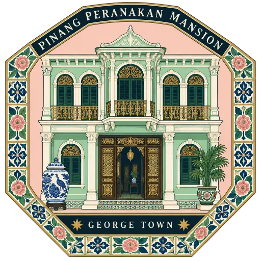 Pinang Peranakan Mansion travel stamp