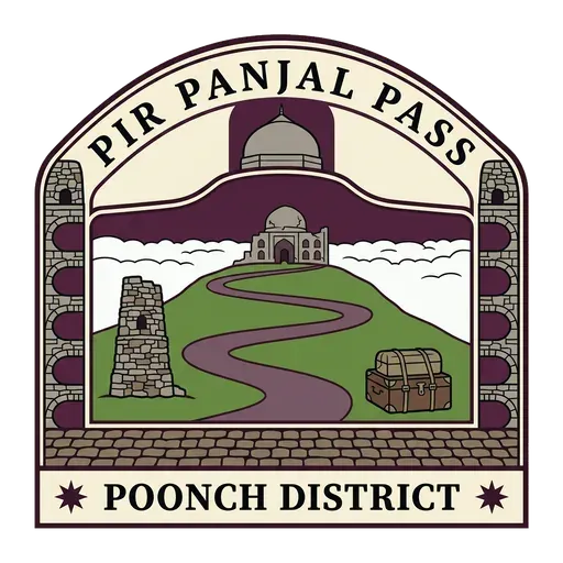 Pir Panjal Pass travel stamp