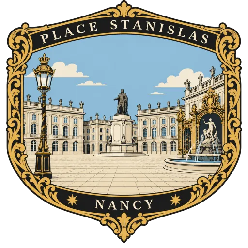 Place Stanislas travel stamp