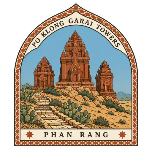 Po Klong Garai Towers travel stamp