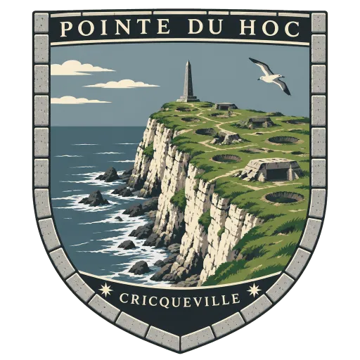 Pointe du Hoc travel stamp