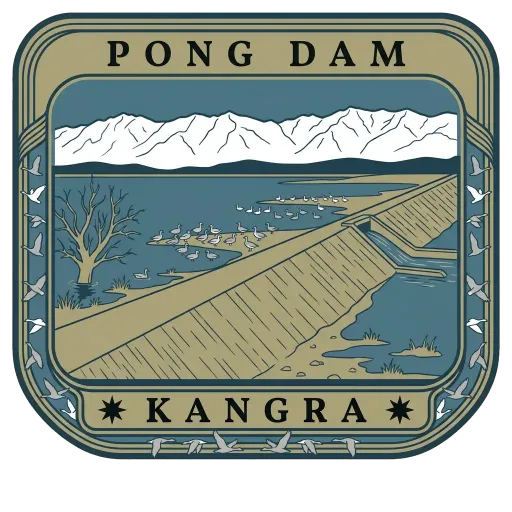 Pong Dam travel stamp
