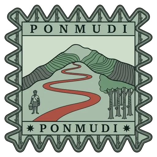 Ponmudi travel stamp