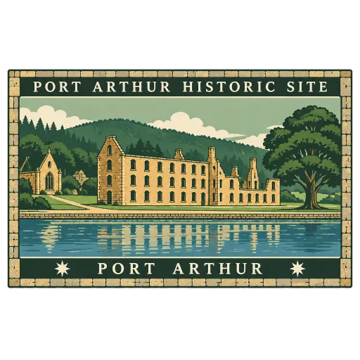 Port Arthur Historic Site travel stamp