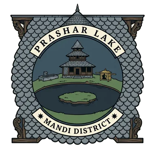 Prashar Lake travel stamp