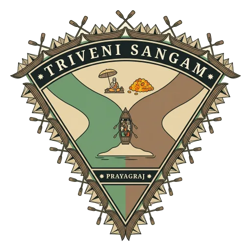 Triveni Sangam travel stamp