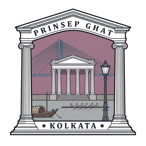 Prinsep Ghat travel stamp