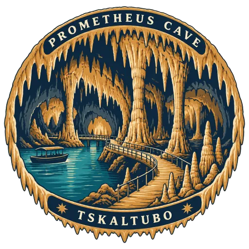 Prometheus Cave travel stamp
