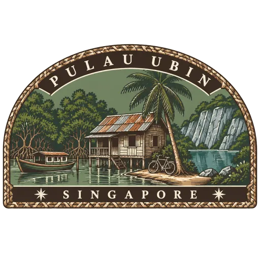 Pulau Ubin travel stamp