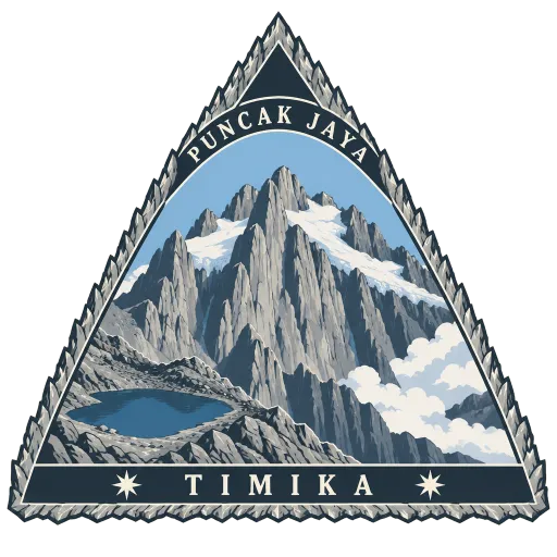 Puncak Jaya travel stamp