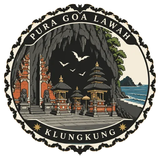 Pura Goa Lawah travel stamp