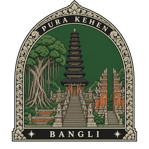 Pura Kehen travel stamp