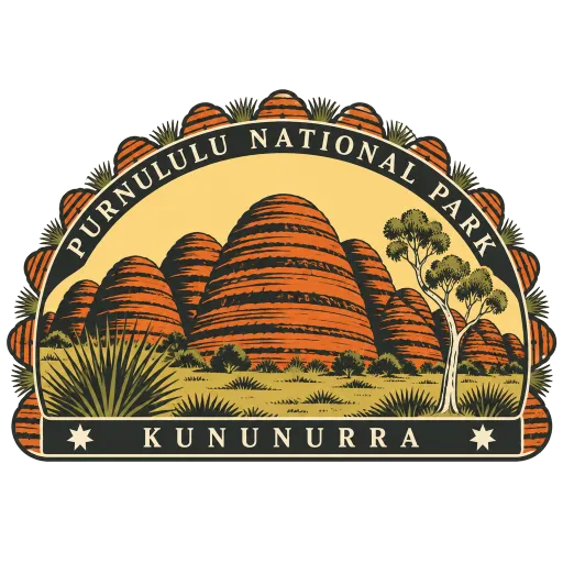 Purnululu National Park travel stamp
