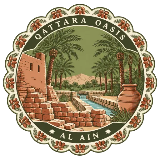 Qattara Oasis travel stamp
