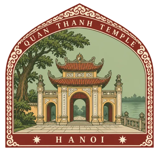 Quan Thanh Temple travel stamp