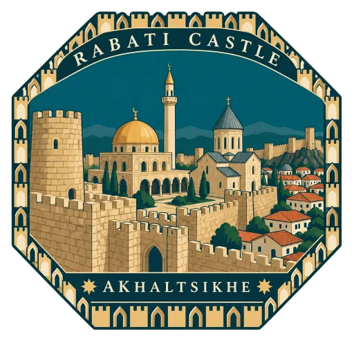 Rabati Castle travel stamp