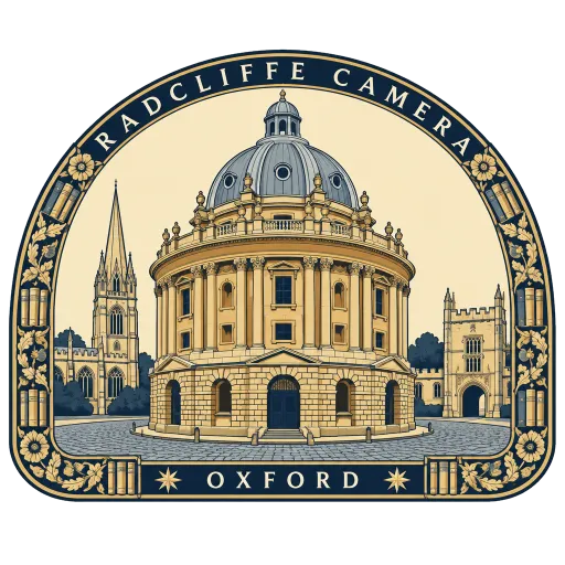 Radcliffe Camera travel stamp