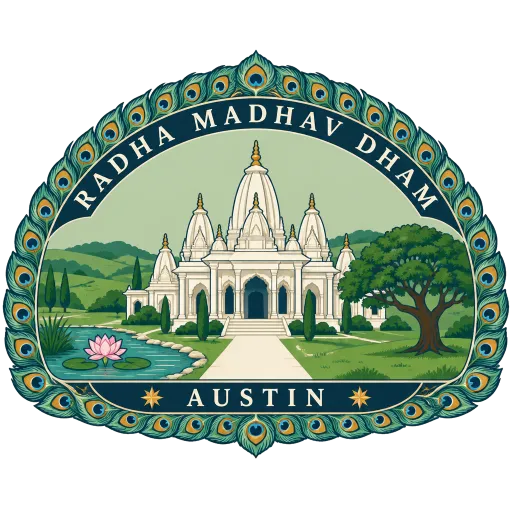 Radha Madhav Dham travel stamp