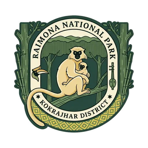 Raimona National Park travel stamp