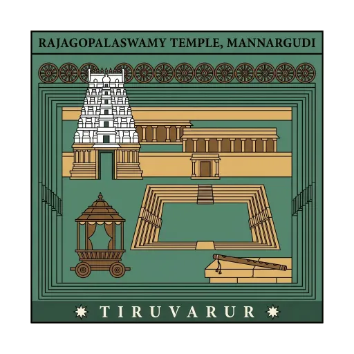 Rajagopalaswamy Temple, Mannargudi travel stamp