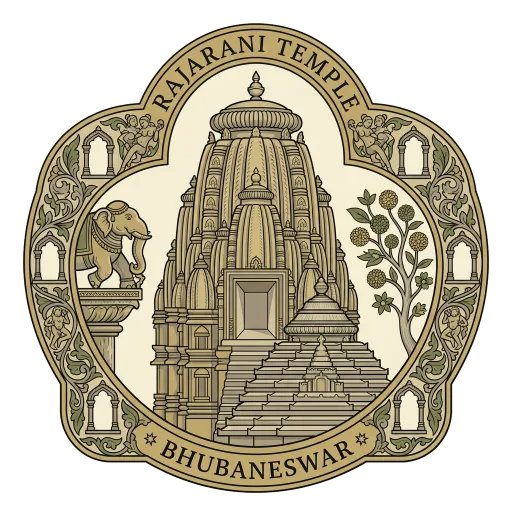 Rajarani Temple travel stamp
