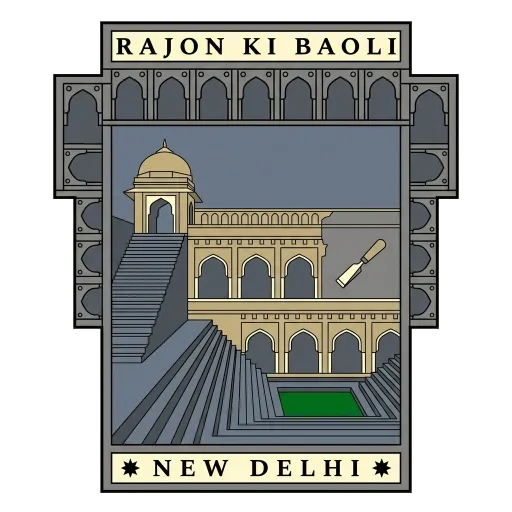 Rajon ki Baoli travel stamp