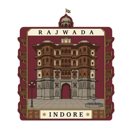 Rajwada travel stamp