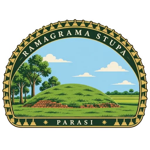 Ramagrama Stupa travel stamp