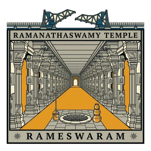 Ramanathaswamy Temple travel stamp