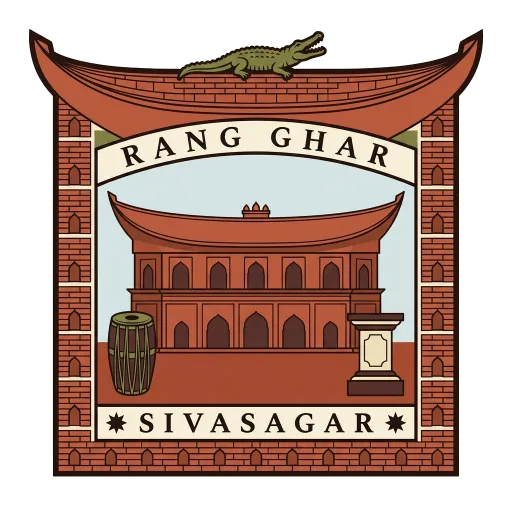 Rang Ghar travel stamp