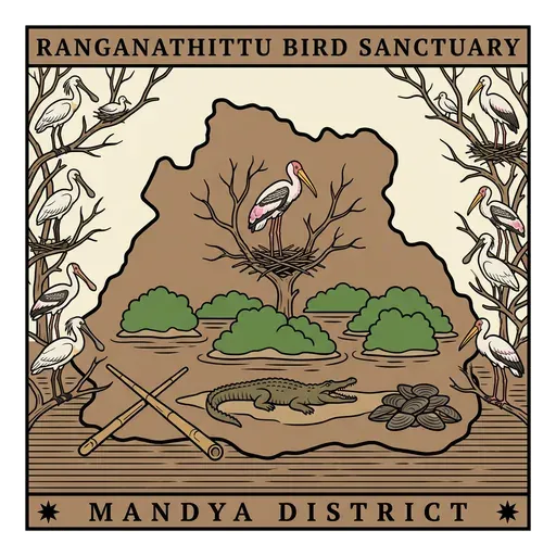Ranganathittu Bird Sanctuary travel stamp