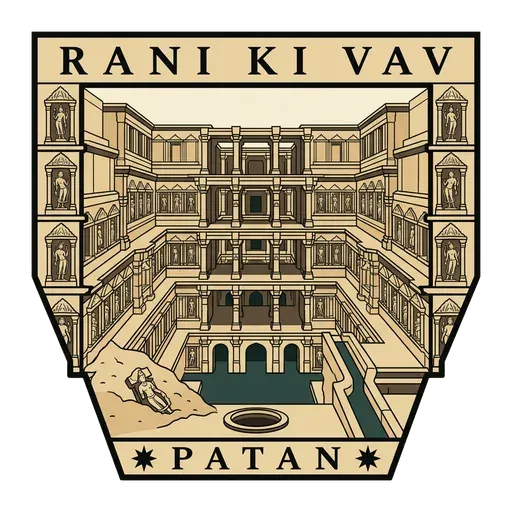 Rani ki Vav travel stamp