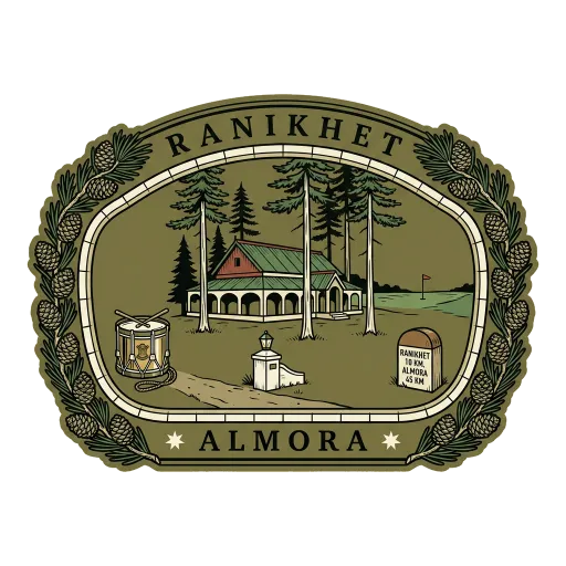 Ranikhet travel stamp