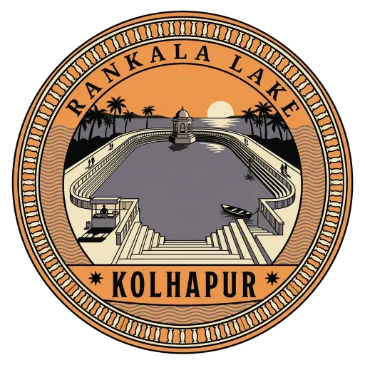 Rankala Lake travel stamp