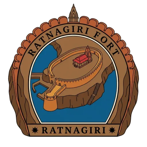 Ratnagiri Fort travel stamp