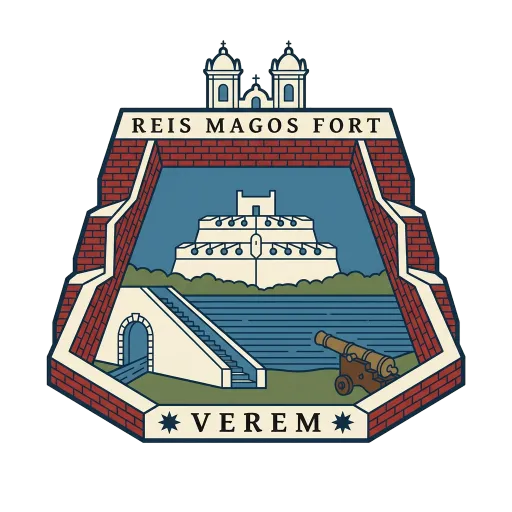 Reis Magos Fort travel stamp