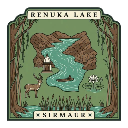 Renuka Lake travel stamp