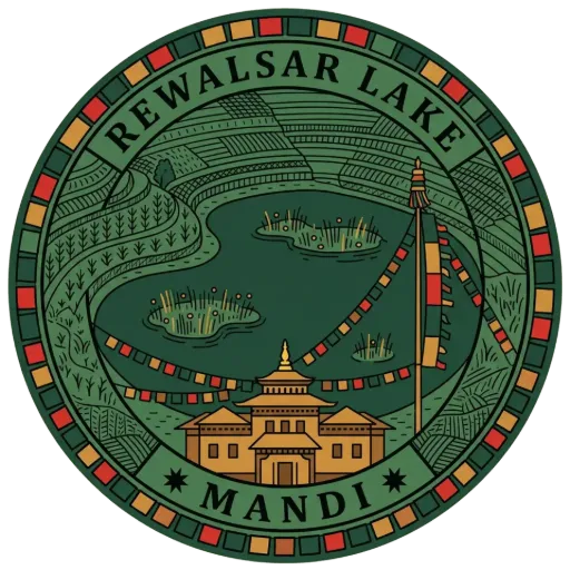 Rewalsar Lake travel stamp