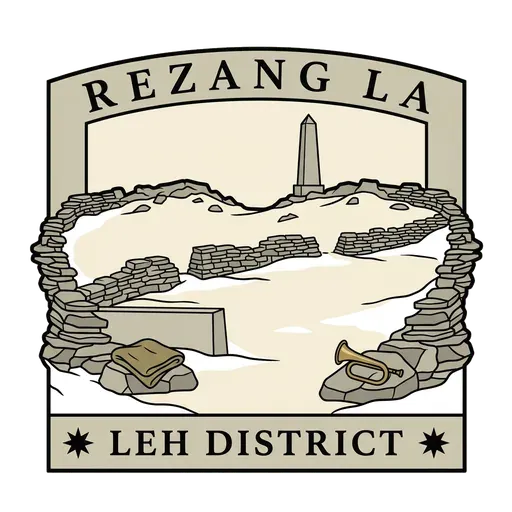 Rezang La travel stamp
