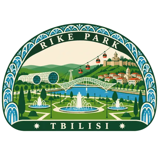 Rike Park travel stamp
