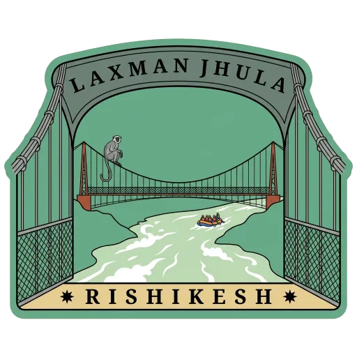 Laxman Jhula travel stamp