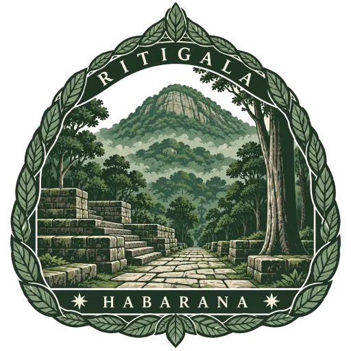 Ritigala travel stamp