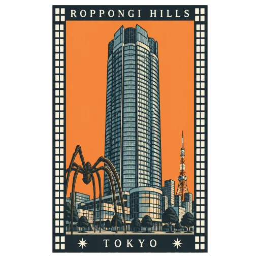 Roppongi Hills travel stamp
