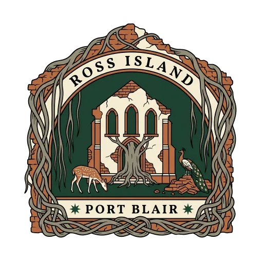 Ross Island travel stamp