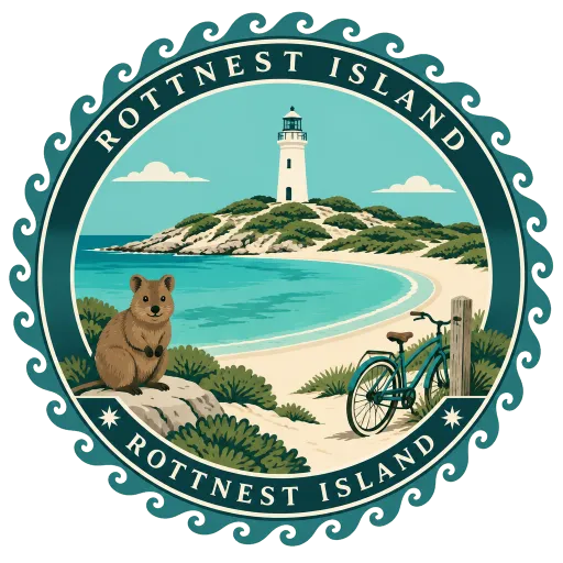 Rottnest Island travel stamp