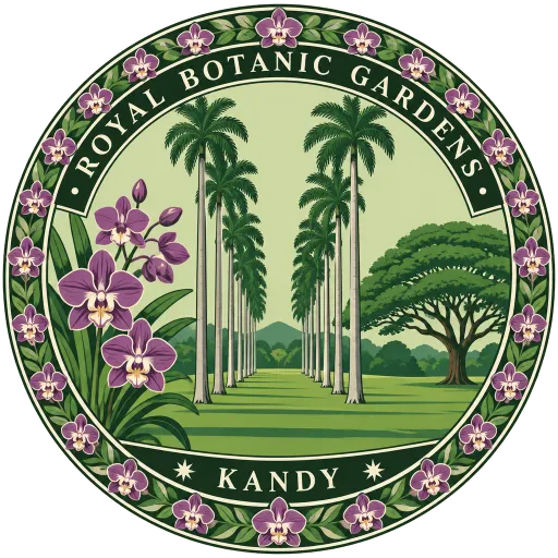 Royal Botanic Gardens, Peradeniya travel stamp