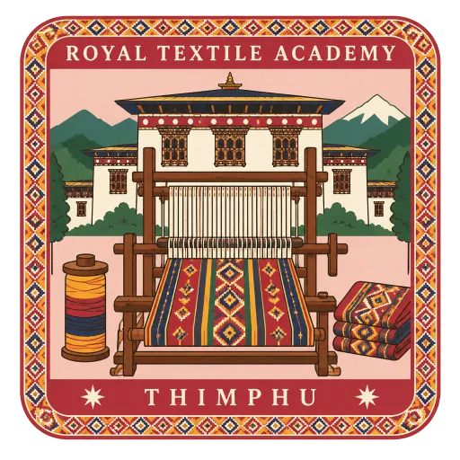 Royal Textile Academy travel stamp